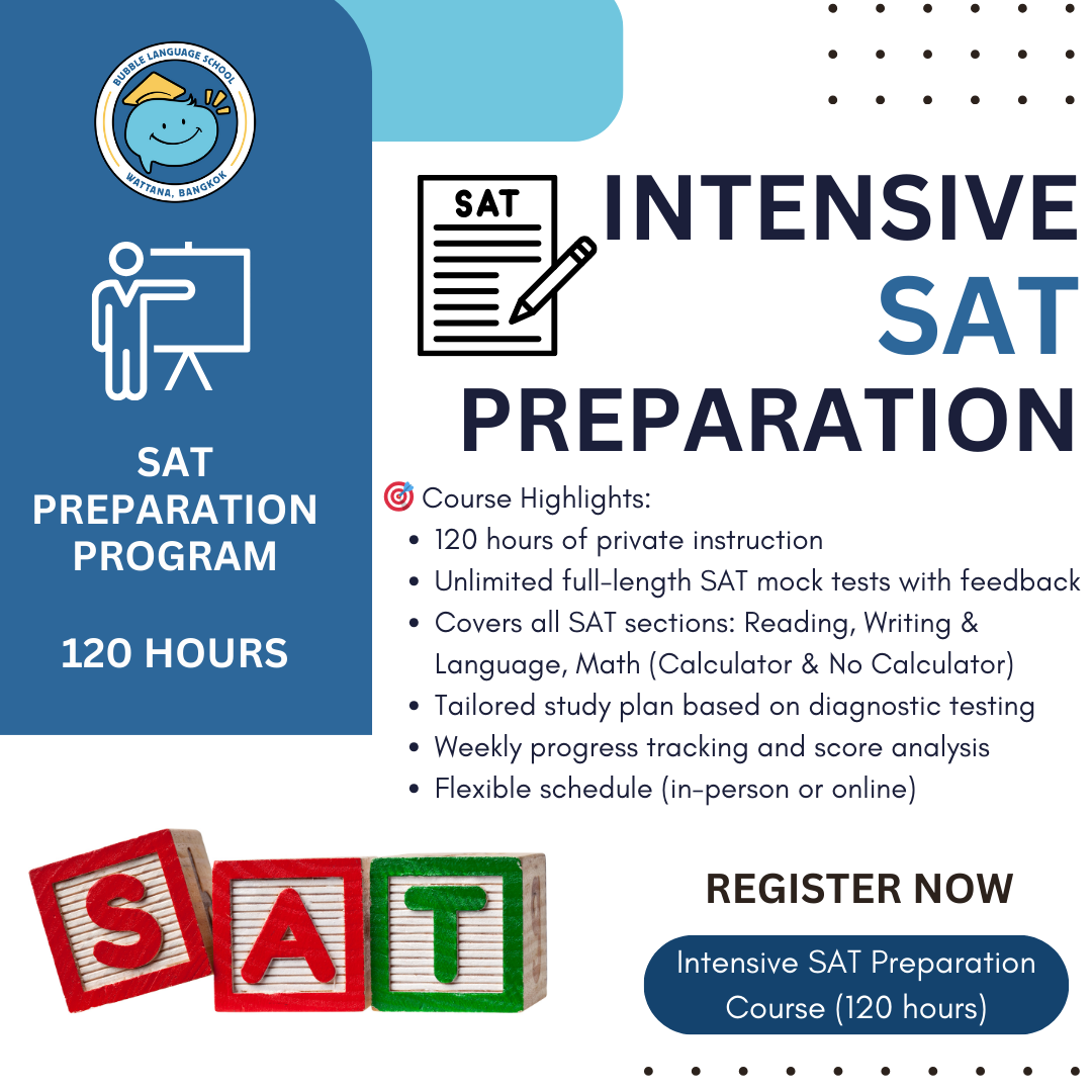 Intensive SAT Prep Program