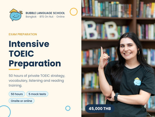 Bubble Language School Intensive TOEIC Preparation