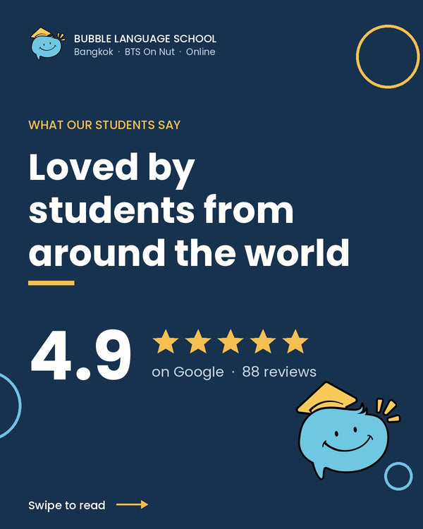 What our students say: 4.9 on Google